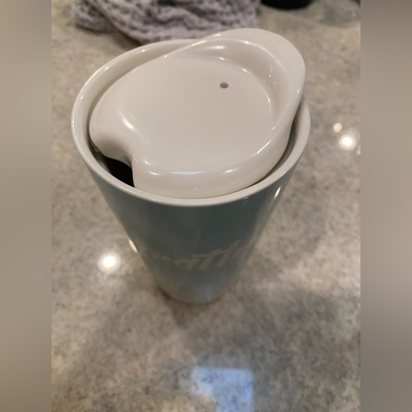 Breathe Ceramic Mug with Lid - Picture 5 of 5